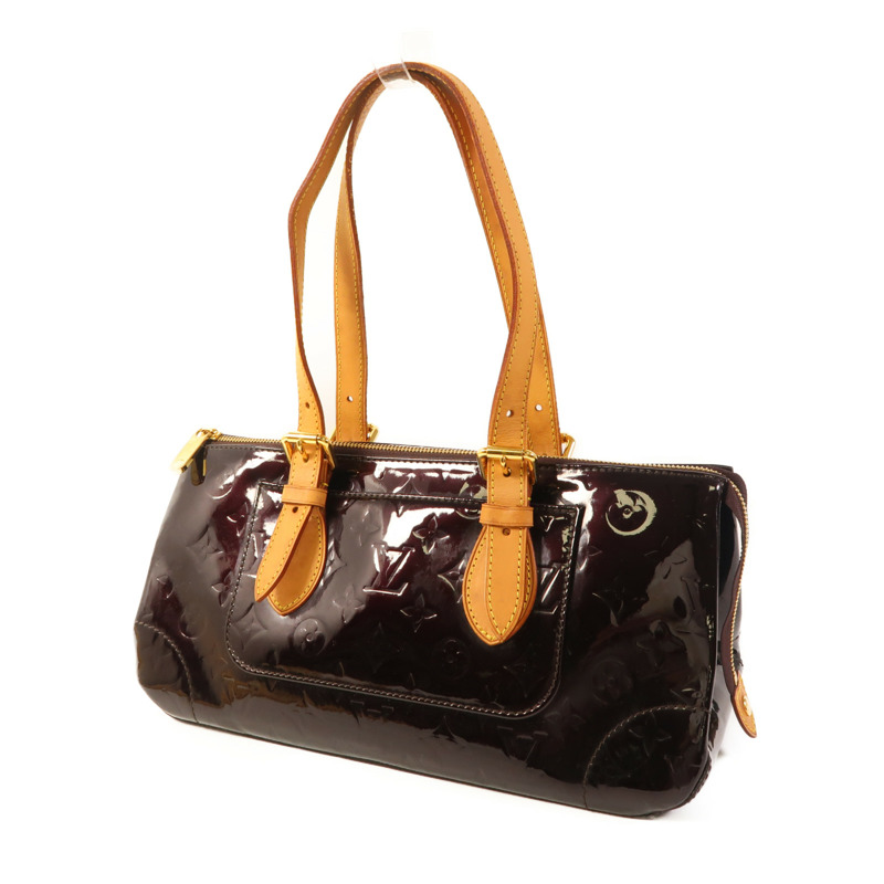 LOUIS VUITTON Vernis Rosewood Avenue金扣手挽袋-2