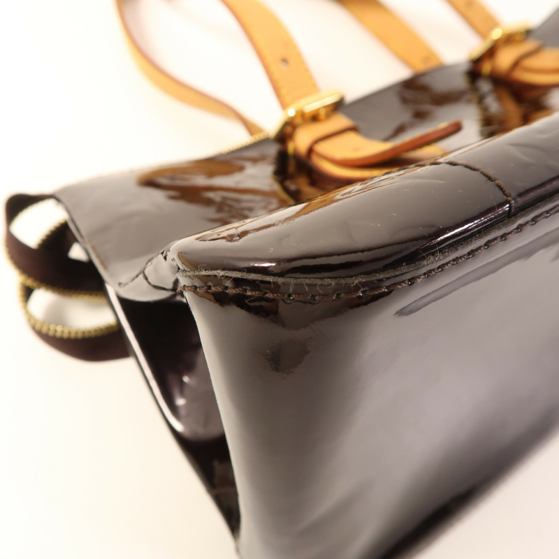 LOUIS VUITTON Vernis Rosewood Avenue金扣手挽袋-13