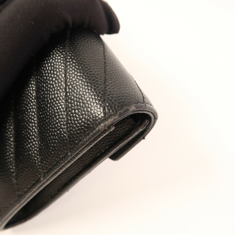 SAINT LAURENT 牛皮皮革Long Wallet金扣長錢包-15
