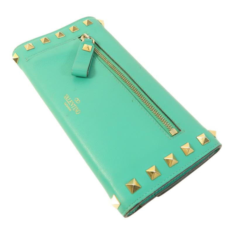 Valentino 牛皮皮革Long Wallet金扣長錢包-3