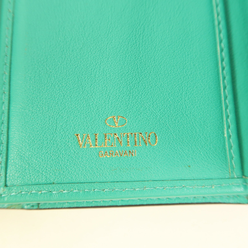 Valentino 牛皮皮革Long Wallet金扣長錢包-7