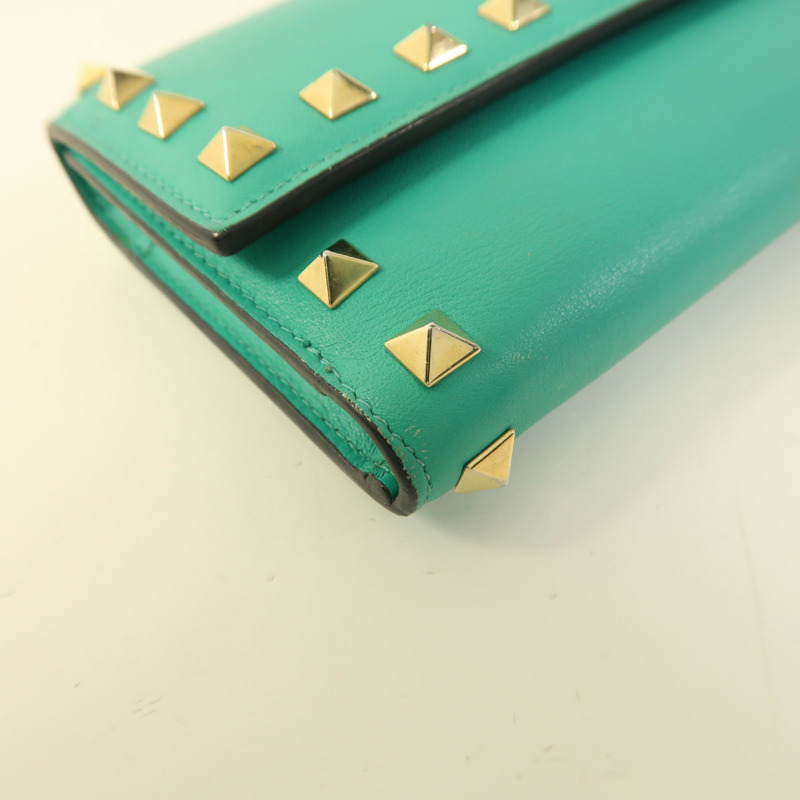 Valentino 牛皮皮革Long Wallet金扣長錢包-13