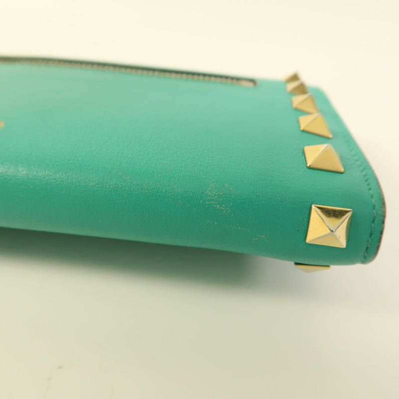 Valentino 牛皮皮革Long Wallet金扣長錢包-16