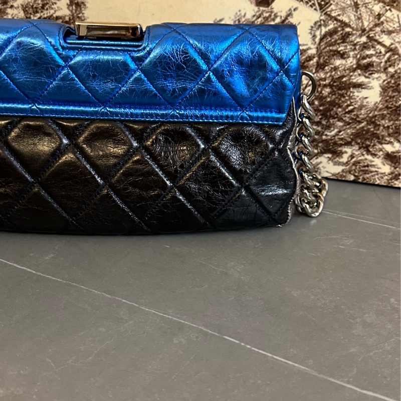 🩵Chanel flag bag 全皮 彩虹袋 肩背袋 party bag-12