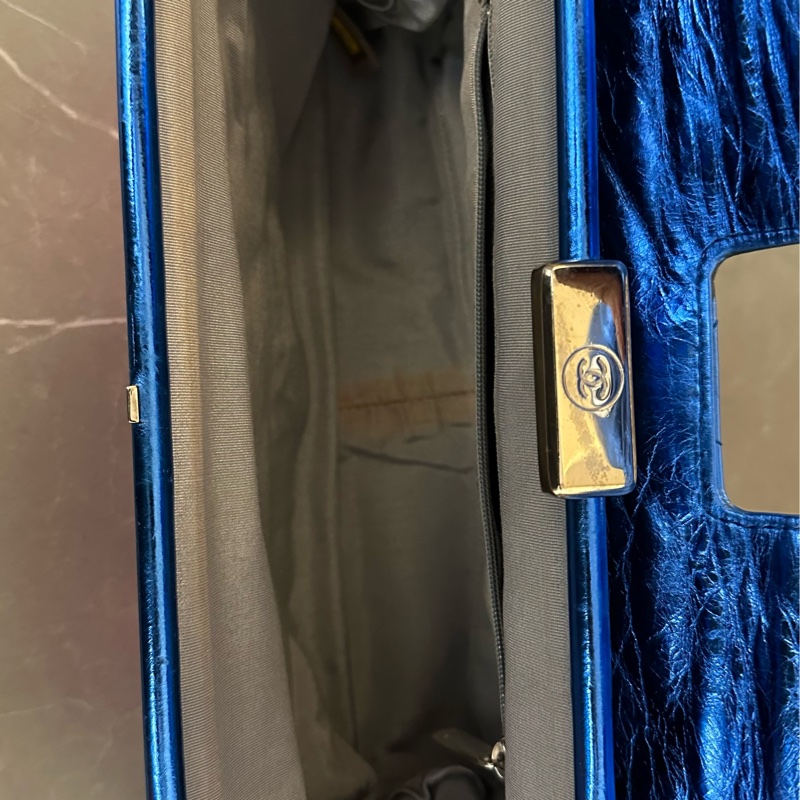 🩵Chanel flag bag 全皮 彩虹袋 肩背袋 party bag-18