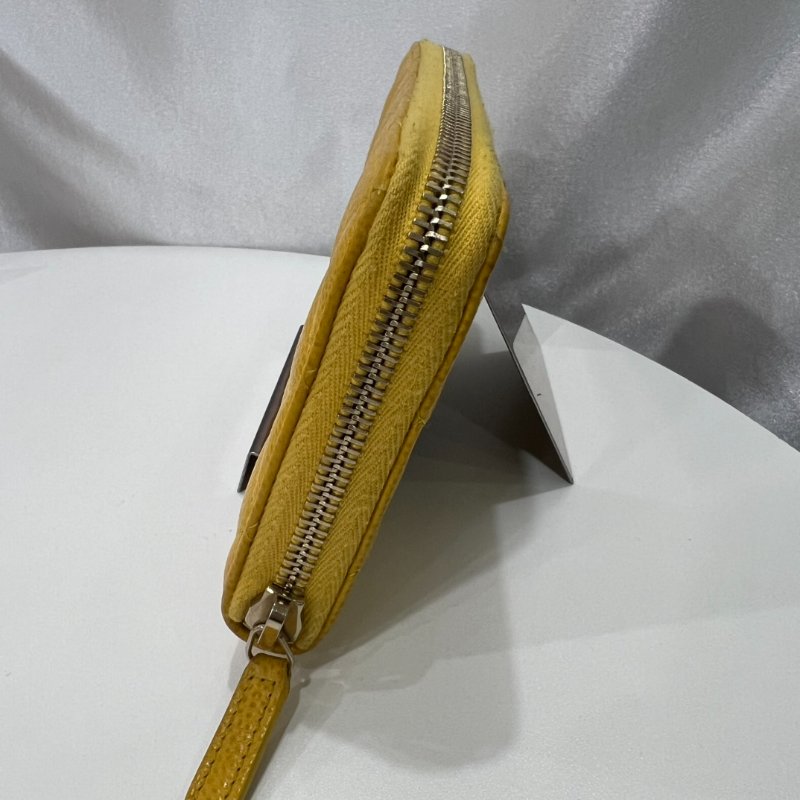 CHANEL 25開 黃荔枝ㄇ拉長夾-3