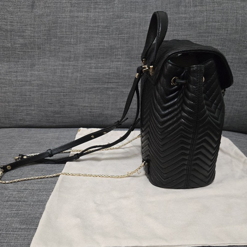 寶格麗 蛇頭後背包BVLGARI SERPENTI FOREVER肩背包 後背包 黑色-14