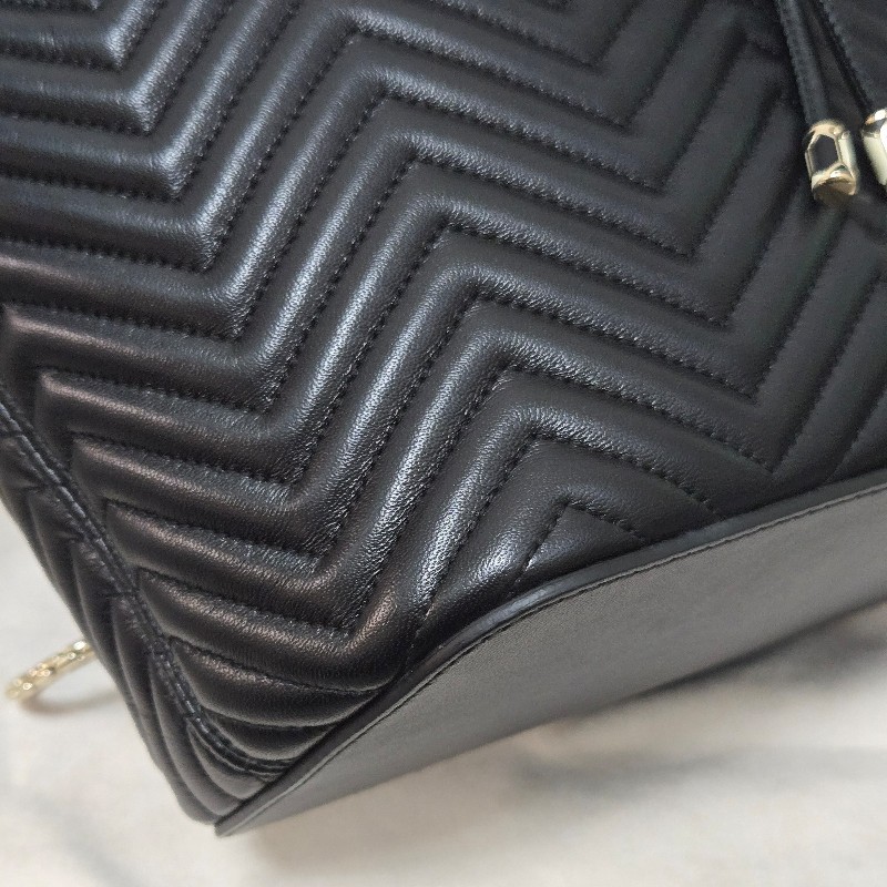 寶格麗 蛇頭後背包BVLGARI SERPENTI FOREVER肩背包 後背包 黑色-21