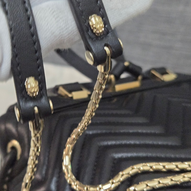 寶格麗 蛇頭後背包BVLGARI SERPENTI FOREVER肩背包 後背包 黑色-38