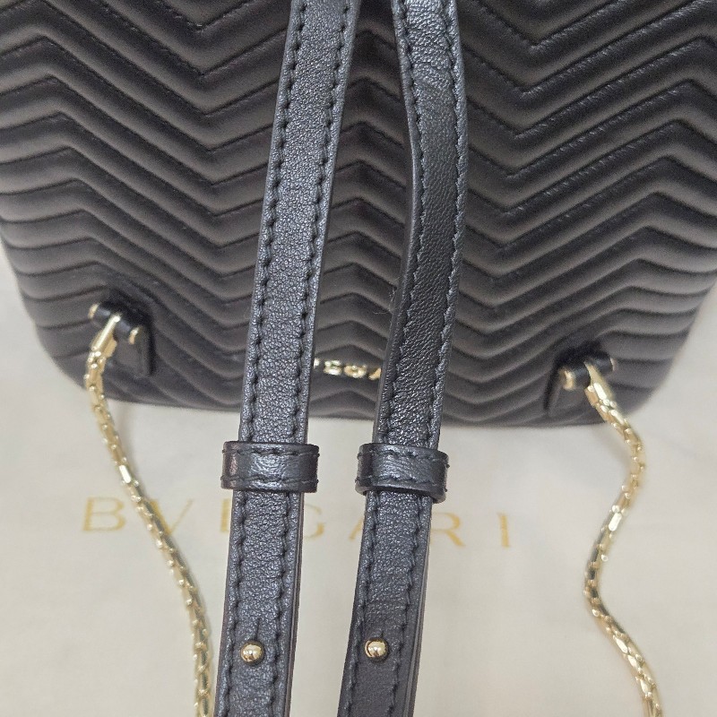 寶格麗 蛇頭後背包BVLGARI SERPENTI FOREVER肩背包 後背包 黑色-40