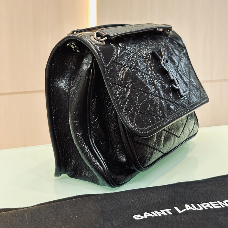 Ysl Niki baby 黑銀小號 #d扣新款 #99新閒置 #配件齊🉑送禮-13