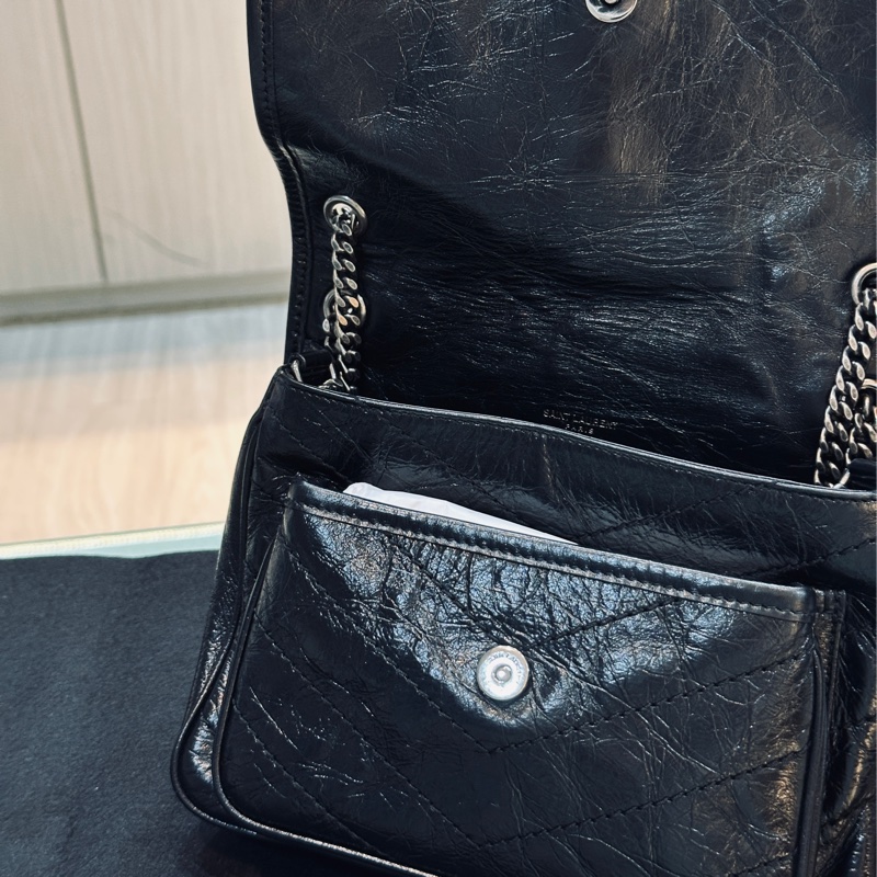 Ysl Niki baby 黑銀小號 #d扣新款 #99新閒置 #配件齊🉑送禮-19
