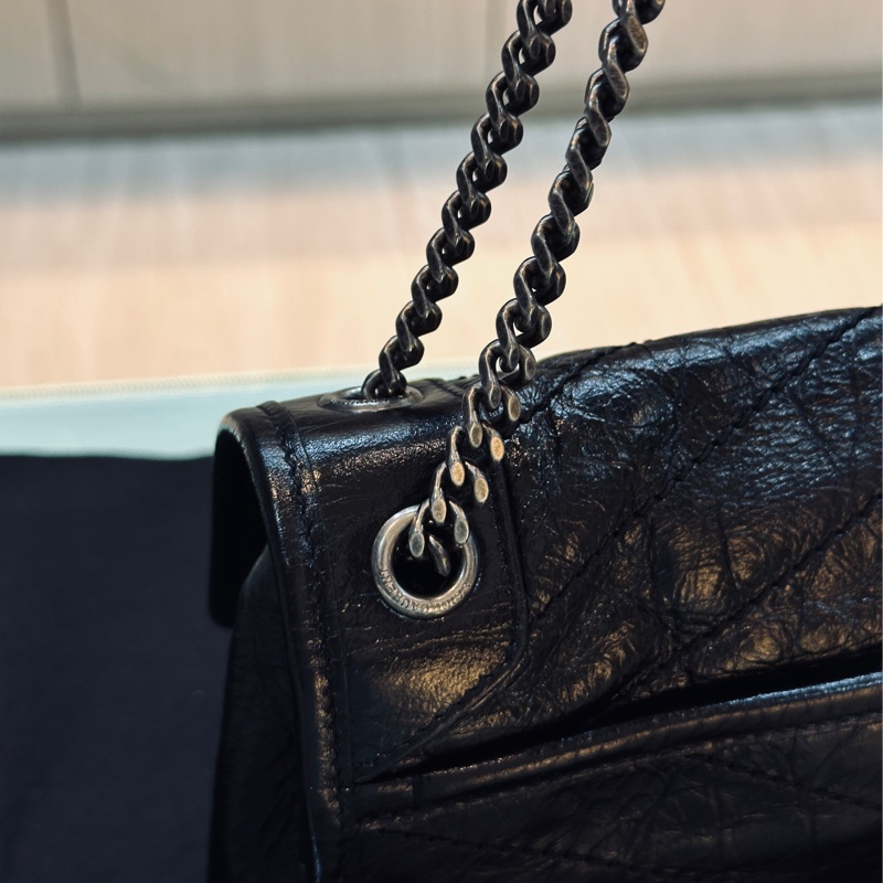 Ysl Niki baby 黑銀小號 #d扣新款 #99新閒置 #配件齊🉑送禮-28