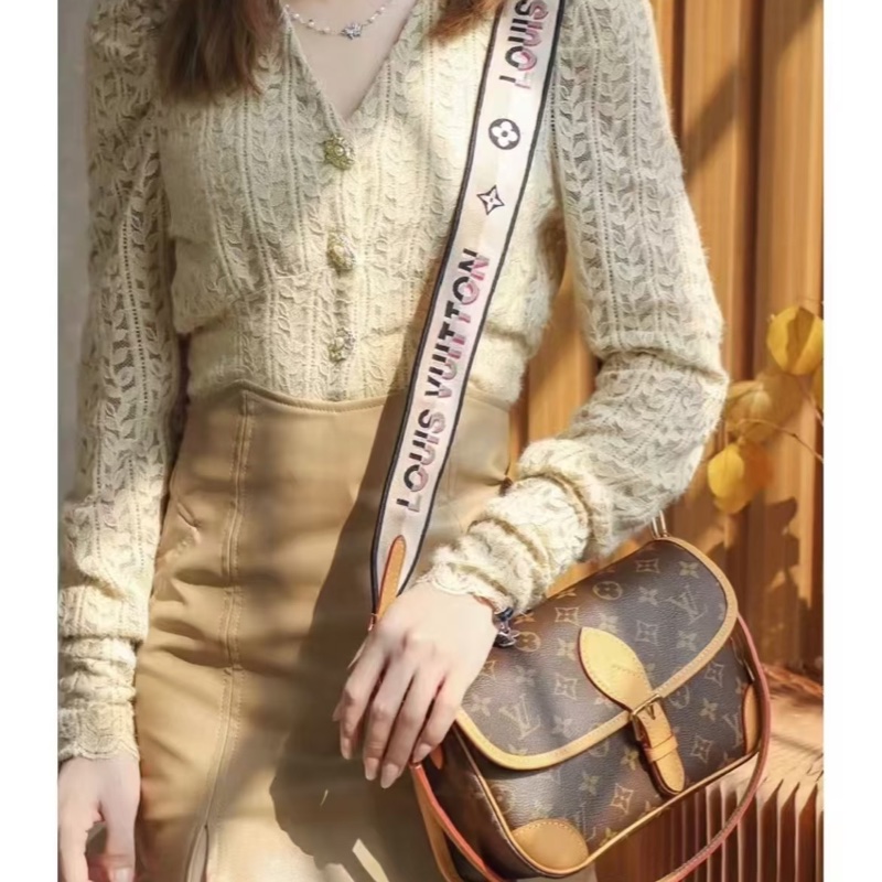 Lv Diane M45985新款老花法棍包 芯片款 #近新閒置 #雙肩帶🉑斜挎/肩背-3