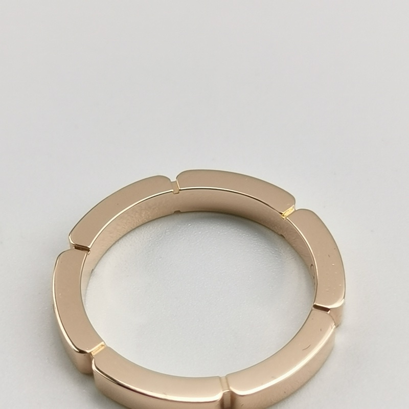 Cartier Maillon Panthère 18K玫瑰金鑽石鏈節戒-9