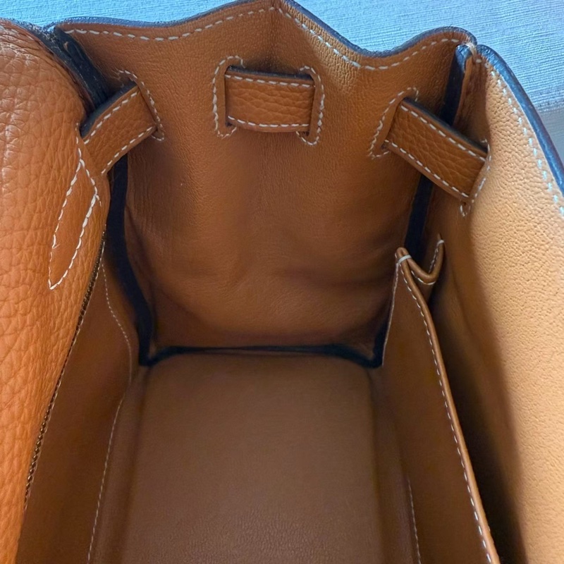 經典溫柔HERMES Kelly 28 金棕金肩背斜背包-31