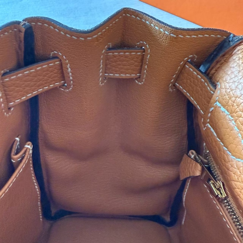 經典溫柔HERMES Kelly 28 金棕金肩背斜背包-38