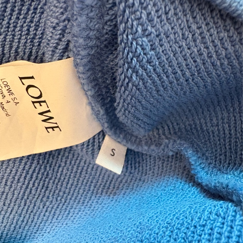 Loewe 帽T 長袖上衣 男女款logo 皮革標 經典款-8