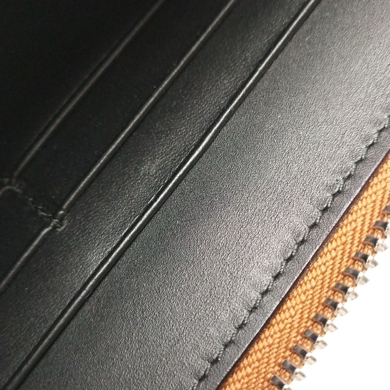 🤎 都會質感 ‧ Loewe 牛皮Logo壓紋拉鍊長-20