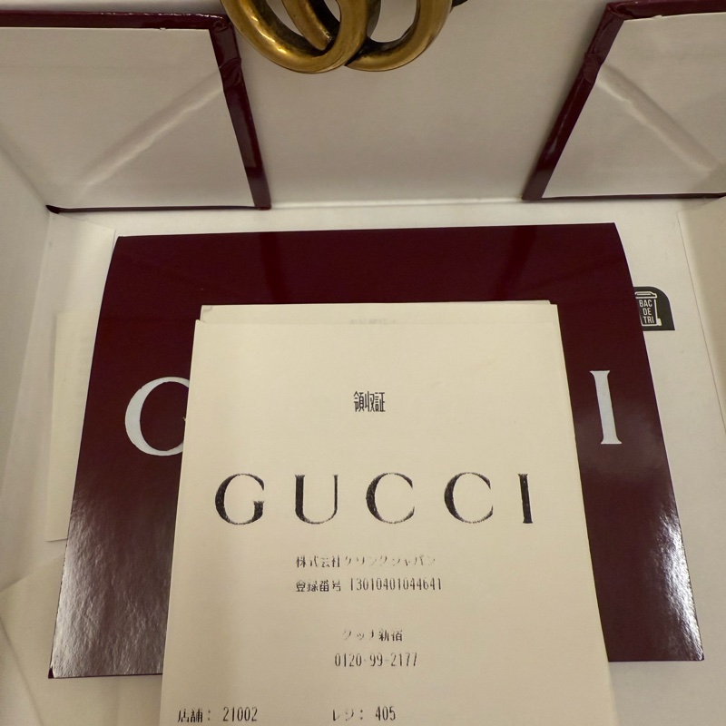 Gucci經典黑色皮帶-4