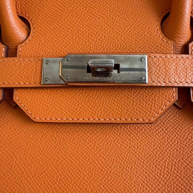HERMES HAC32愛馬仕橘手提包-1