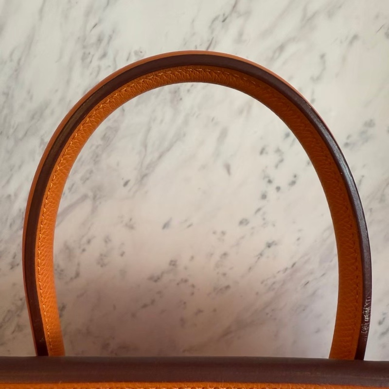 HERMES HAC32愛馬仕橘手提包-17