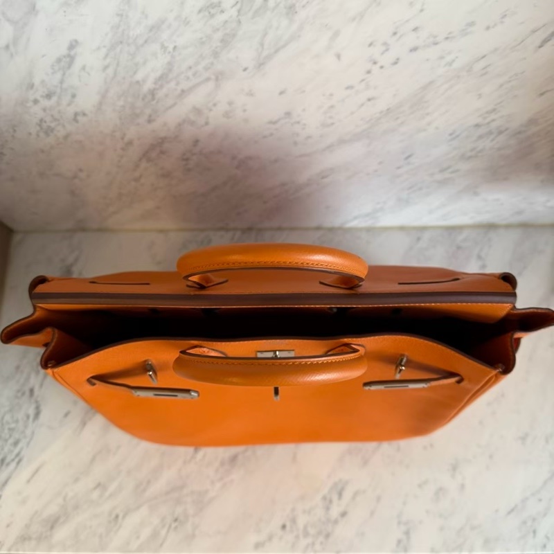 HERMES HAC32愛馬仕橘手提包-18