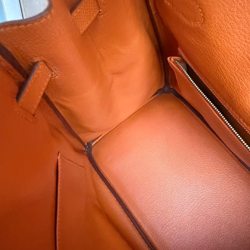 HERMES HAC32愛馬仕橘手提包-21