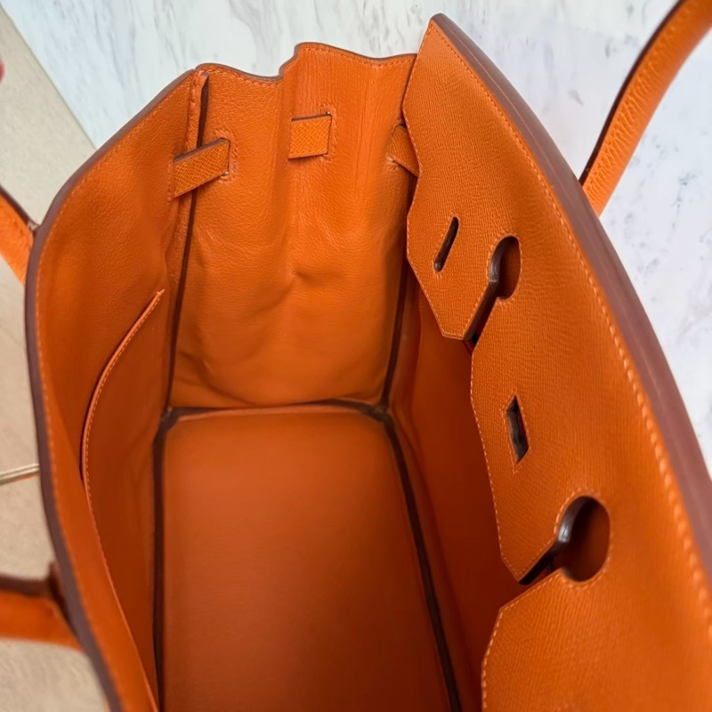HERMES HAC32愛馬仕橘手提包-23
