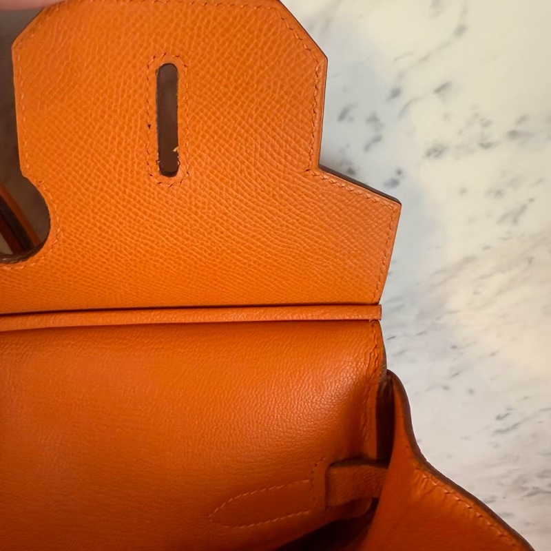 HERMES HAC32愛馬仕橘手提包-29