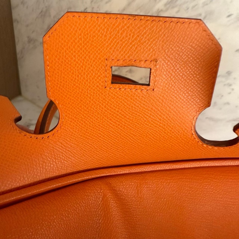 HERMES HAC32愛馬仕橘手提包-30