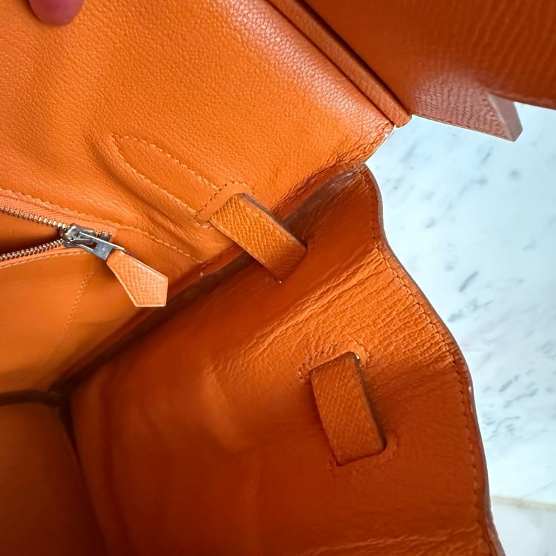 HERMES HAC32愛馬仕橘手提包-32