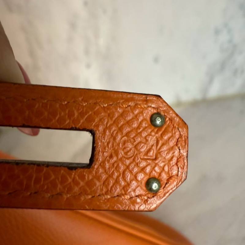 HERMES HAC32愛馬仕橘手提包-37