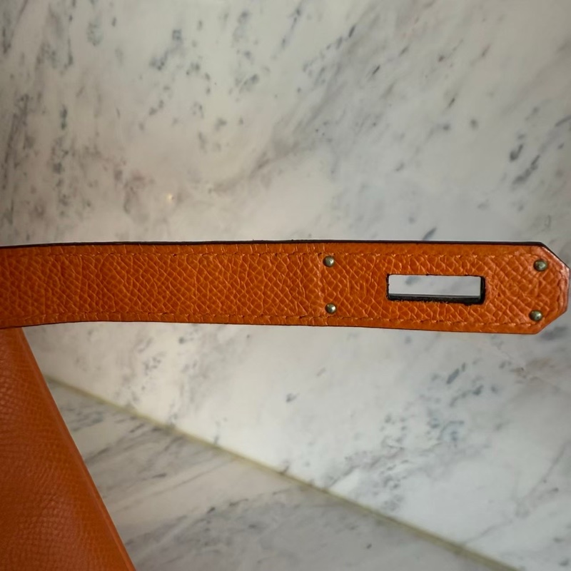 HERMES HAC32愛馬仕橘手提包-38