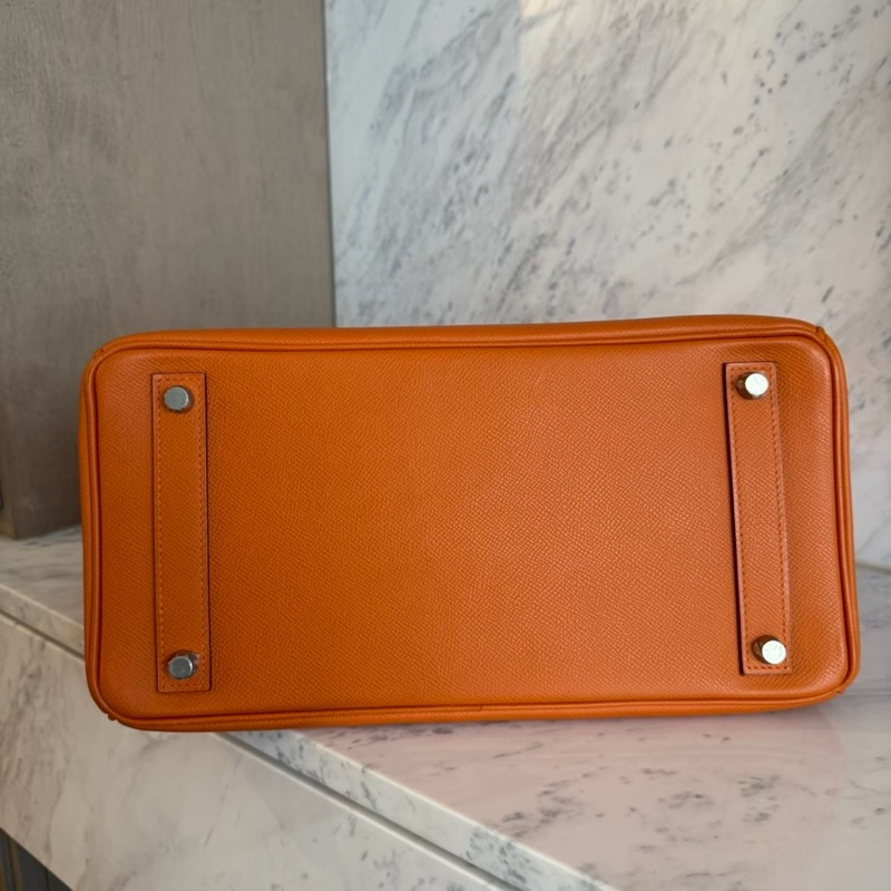HERMES HAC32愛馬仕橘手提包-40