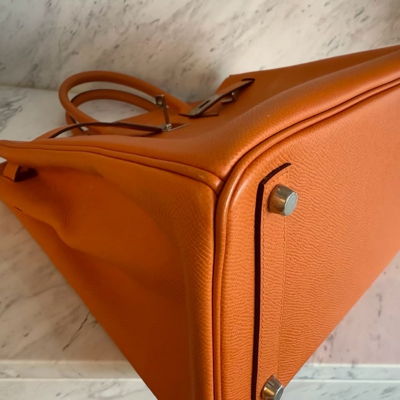 HERMES HAC32愛馬仕橘手提包-41