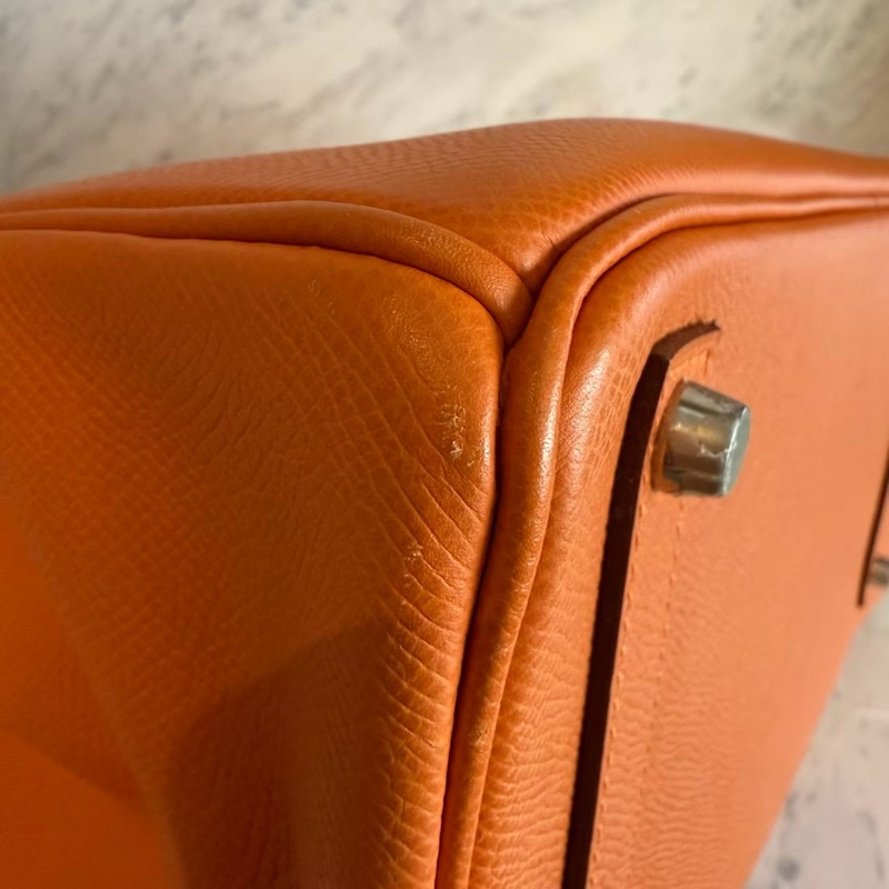 HERMES HAC32愛馬仕橘手提包-43