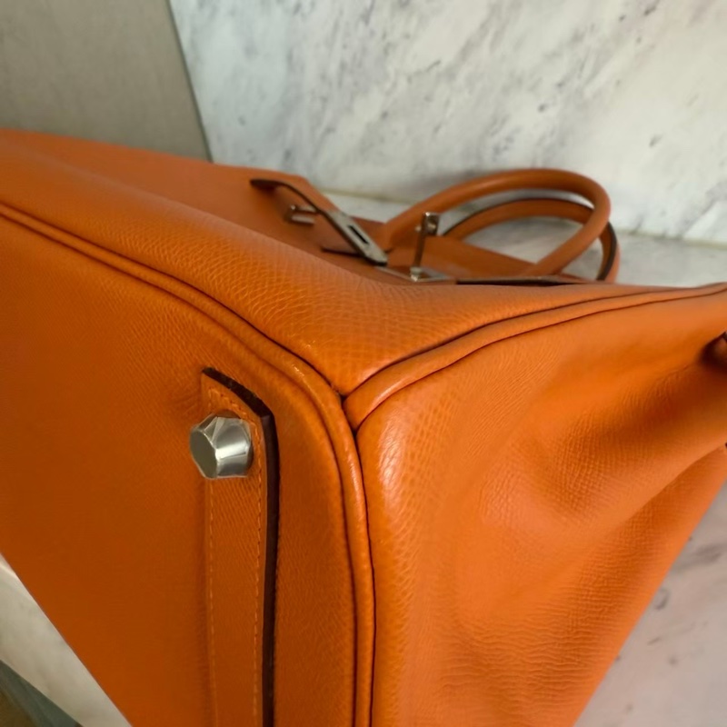 HERMES HAC32愛馬仕橘手提包-45