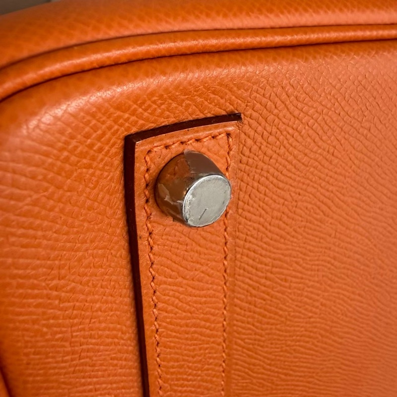 HERMES HAC32愛馬仕橘手提包-46