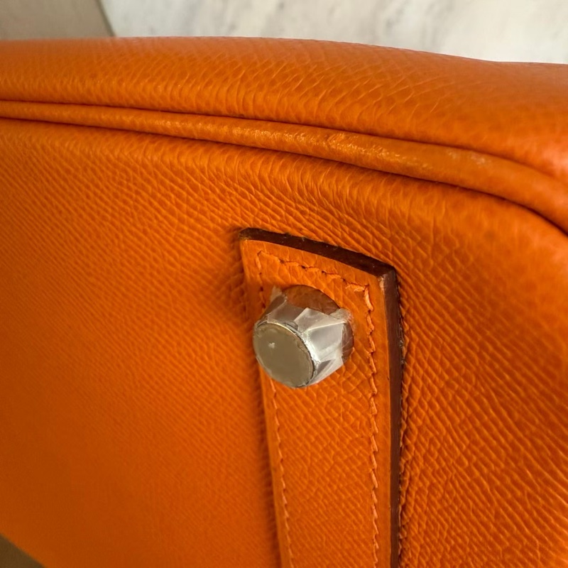 HERMES HAC32愛馬仕橘手提包-47