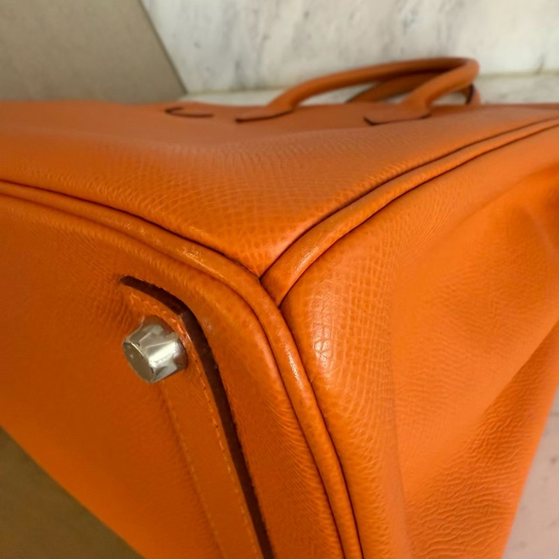 HERMES HAC32愛馬仕橘手提包-48