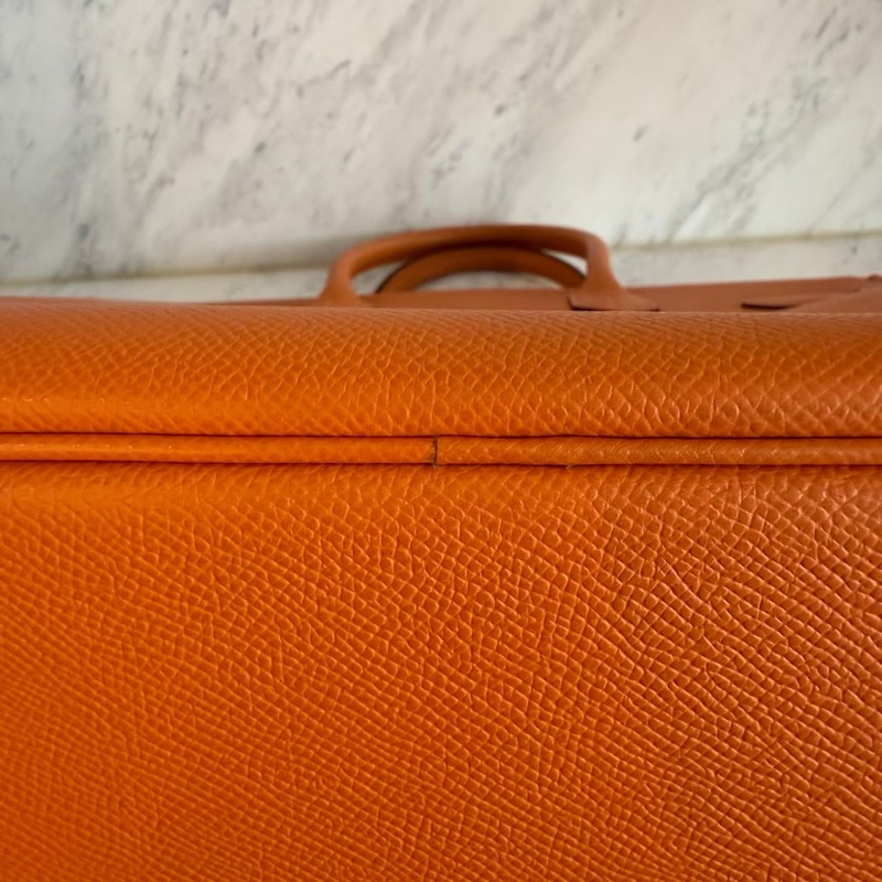 HERMES HAC32愛馬仕橘手提包-49