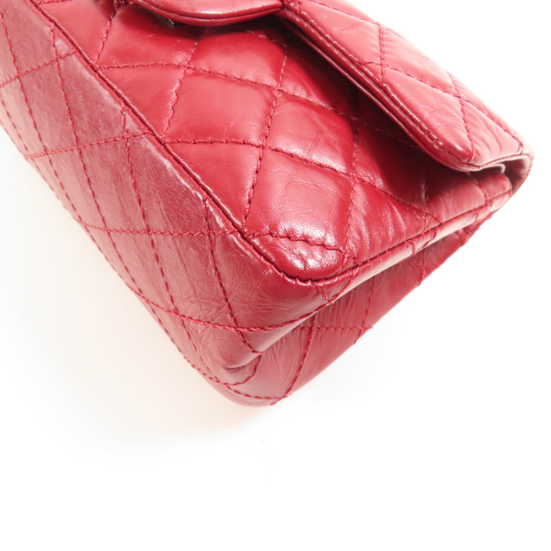 CHANEL 【激減優惠】牛皮皮革2.55 Mini鏈帶肩背袋-5