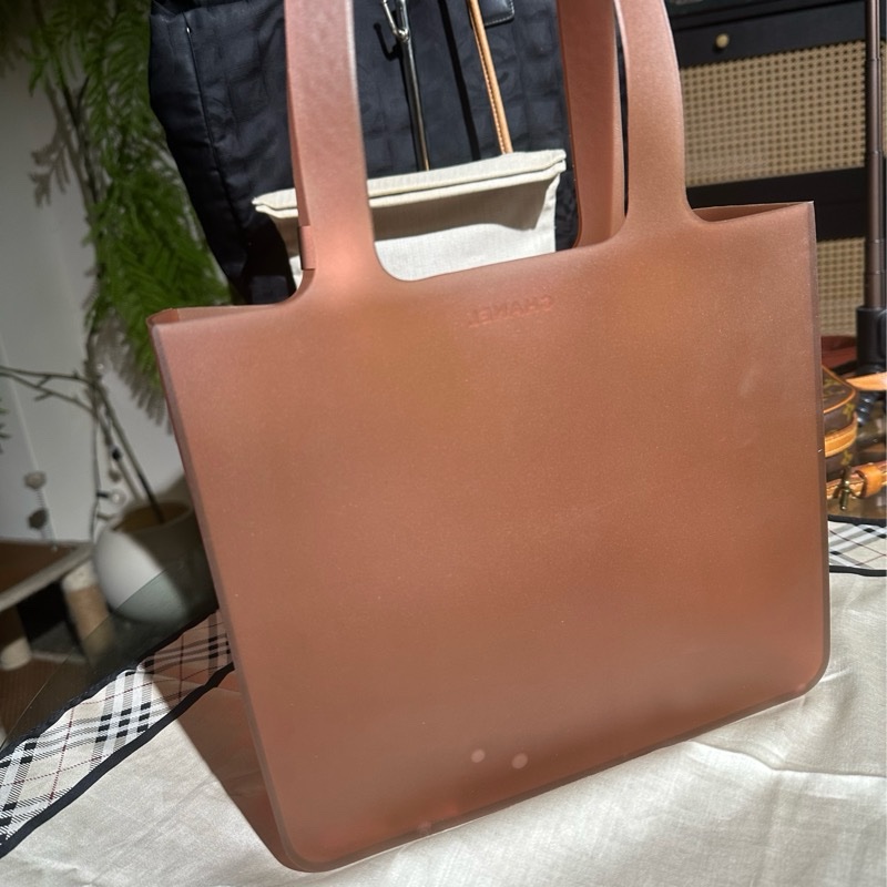 香奈兒 Chanel 果凍肩背手提包-10