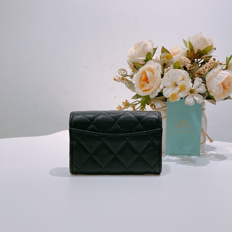 TW4382 CHANEL NEW 香奈兒經典內拉鍊卡包CLASSIC FLAP WITH ZIPPED CARD HOLDER CAVIAR-1