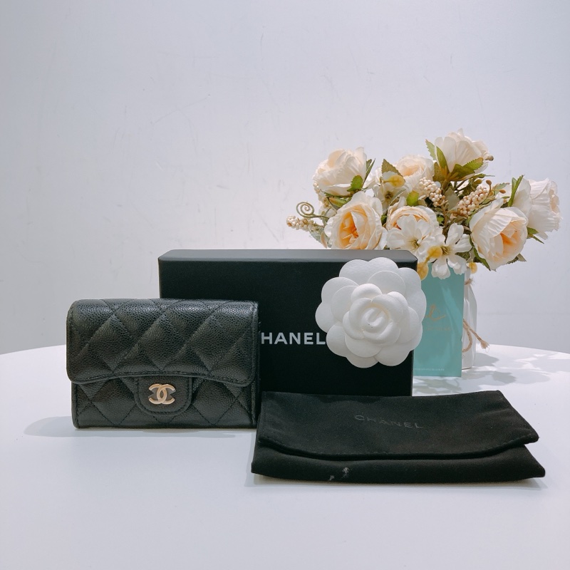 TW4382 CHANEL NEW 香奈兒經典內拉鍊卡包CLASSIC FLAP WITH ZIPPED CARD HOLDER CAVIAR-10