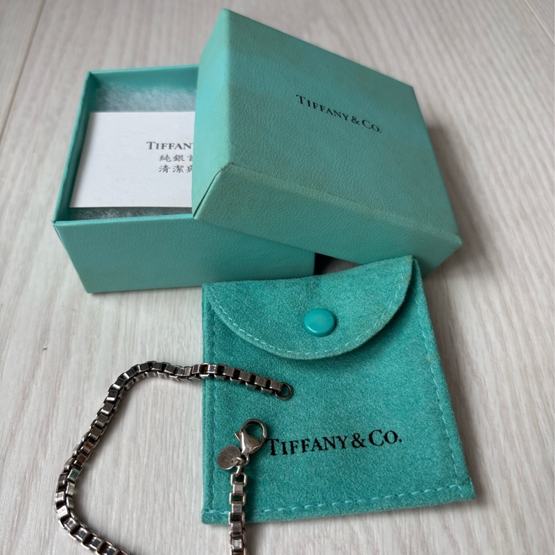 「二手」蒂芬尼威尼斯純銀手鏈Tiffany 絕版品-0