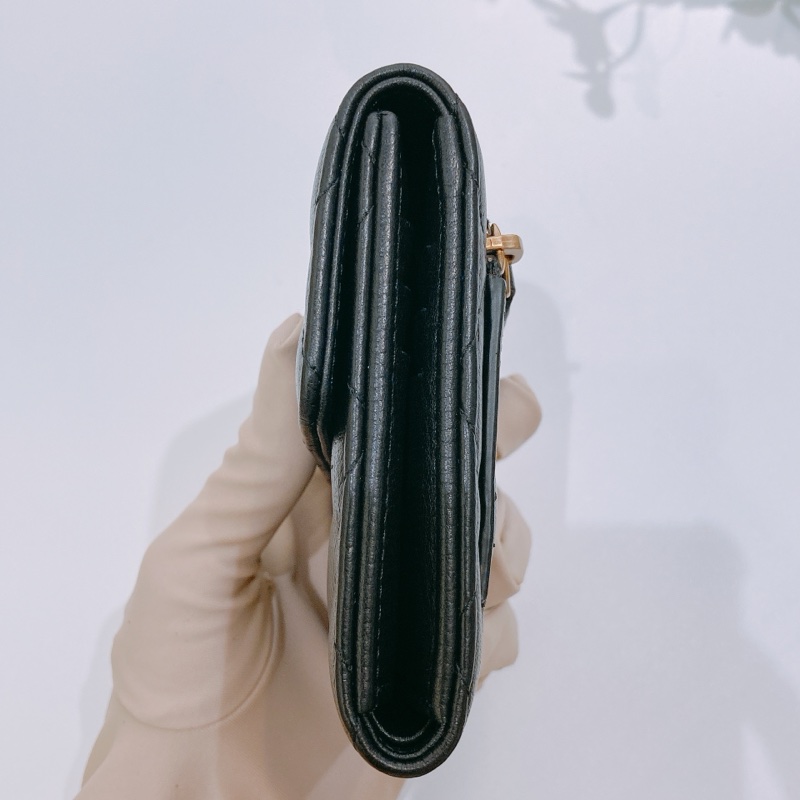 TW4380 CHANEL 香奈兒經典特別扣三摺銀包CLASSIC FLAP SMALL WALLET CALFSKIN-30