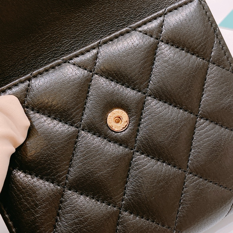 TW4380 CHANEL 香奈兒經典特別扣三摺銀包CLASSIC FLAP SMALL WALLET CALFSKIN-23