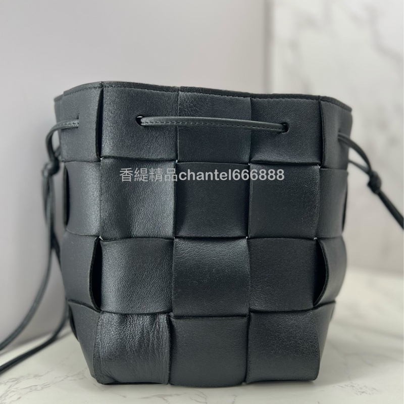 💗香緹國際精品💗 BV cassette 12格水桶包 黑色-4